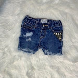 Baby Girl Cutoff Shorts